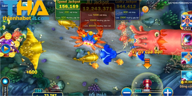 Những ưu điểm của nổ hũ bắn cá THIENHABET